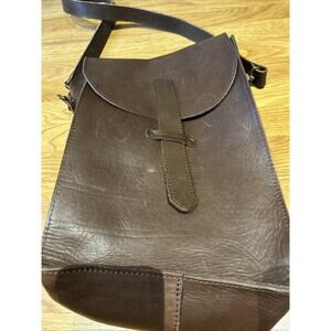 Balibetov Matera Bag Brown Leather Handcrafted Argentina strap Yurba Large